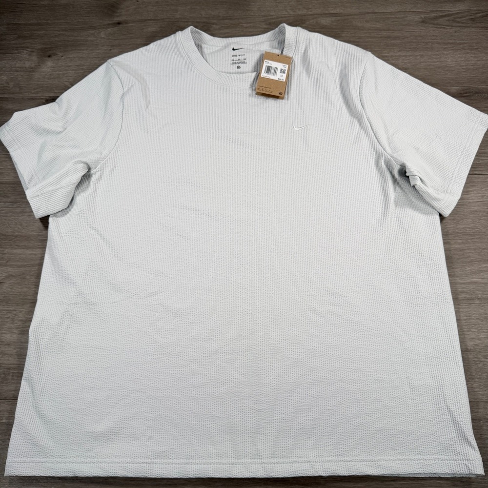 Nike Primary Men's Dri-FIT Short-Sleeve Top Photon Dust Grey HJ4043-025 Size XXL